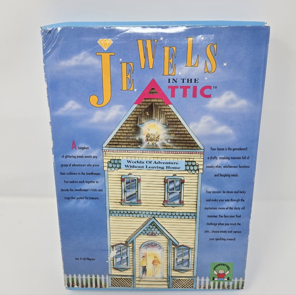 Discovery Toys Jewels In The Attic Game, Rare, Fun Game Of Make Believe